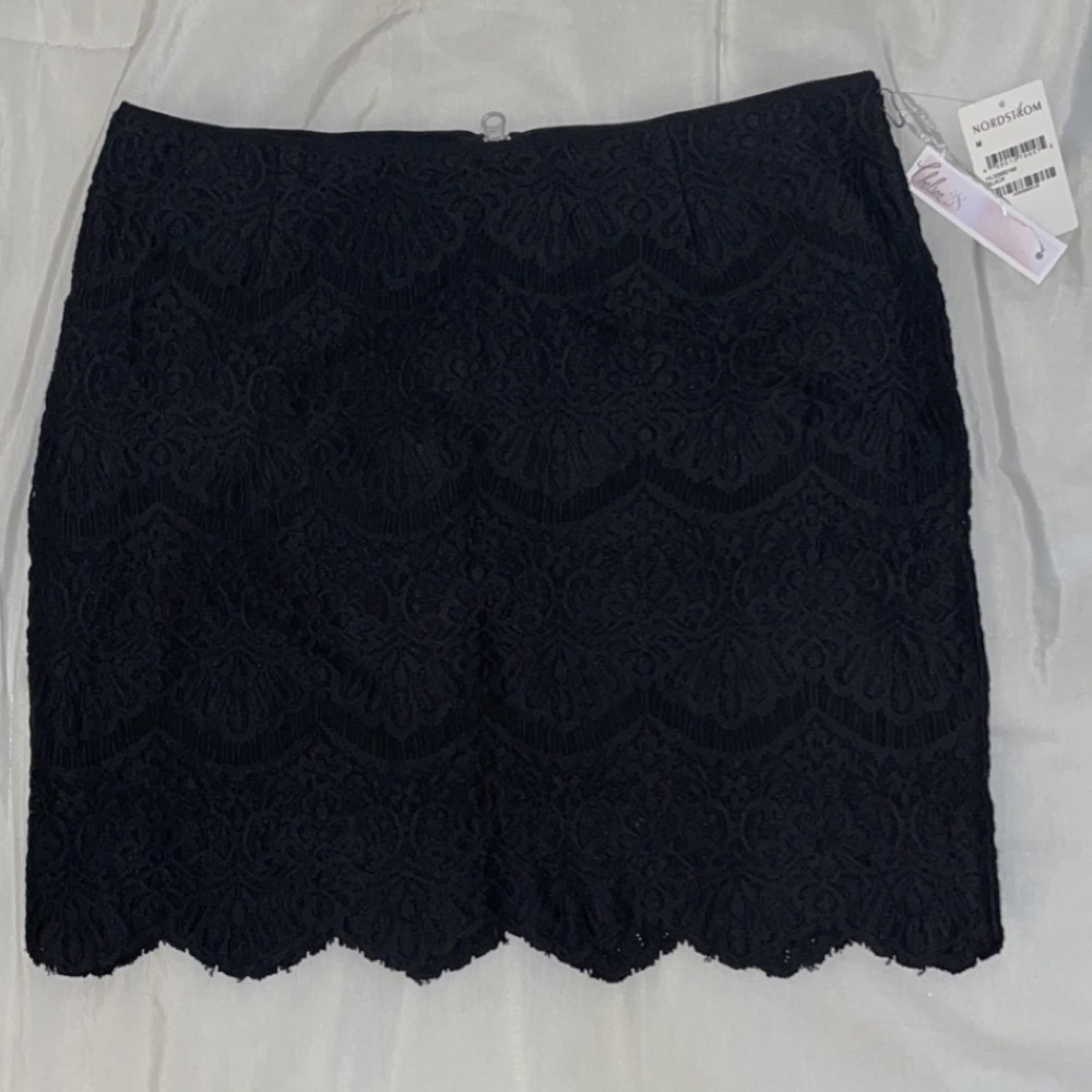 Women’s Black Lace Mini Skirt